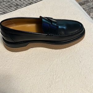 Hermes women’s loafers with gum heel
